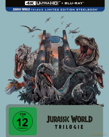 Jurassic World Trilogie (steelbook) [Blu-Ray 4K]