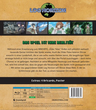 Log Horizon Staffel 1 Vol. 1 [Blu-Ray]