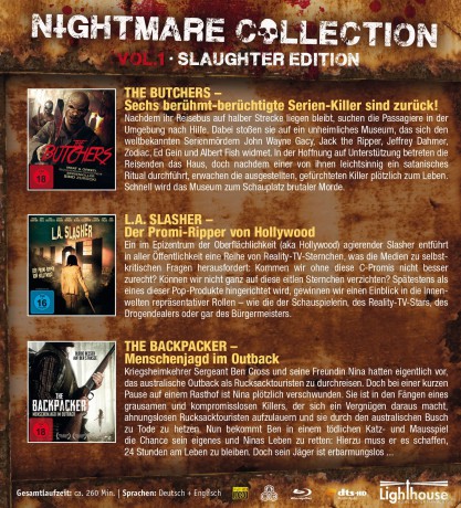 Nightmare Collection Vol. 1: Slaughter Edition [Blu-Ray]