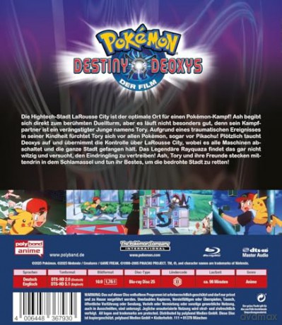 Pokemon 7 - Destiny Deoxys [Blu-Ray]
