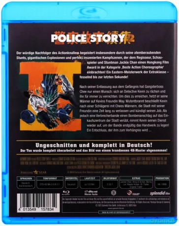 Police Story 2 (Policyjna opowieść 2) [Blu-Ray]