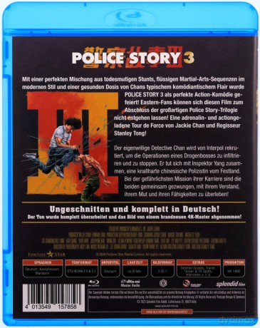 Police Story 3 (Policyjna opowieść 3: Superglina) [Blu-Ray]