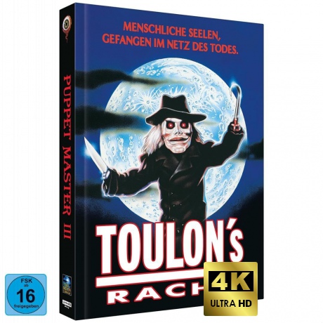 Puppet Master 3 - Toulon's Rache (mediabook) [Blu-Ray 4K]