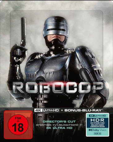 RoboCop (1987) (Director's Cut) (steelbook) [Blu-Ray 4K]+[Blu-Ray]
