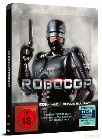 RoboCop (1987) (Director's Cut) (steelbook) [Blu-Ray 4K]+[Blu-Ray]