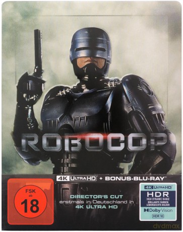 RoboCop (1987) (Director's Cut) (steelbook) [Blu-Ray 4K]+[Blu-Ray]