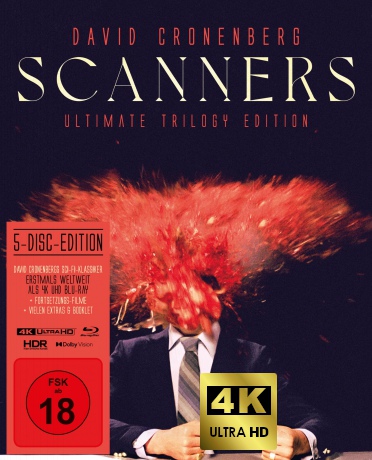 Scanners (Ultimate Trilogy) [Blu-Ray 4K]