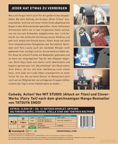 Spy x Family Staffel 2 Vol. 1 (mit Sammelschuber) [Blu-Ray]