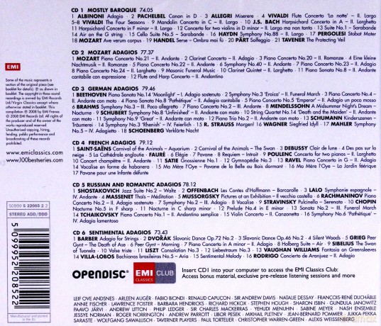 100 Best Adagios [6CD]