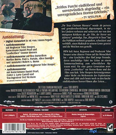 Texas Chainsaw Massacre (1974) [Blu-Ray]