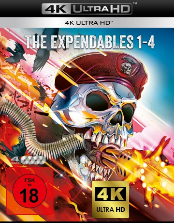 The Expendables 1-4 [Blu-Ray 4K]