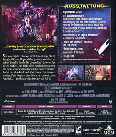 The Texas Chainsaw Massacre 2 (Teksańska masakra piłą mechaniczną 2) [Blu-Ray]