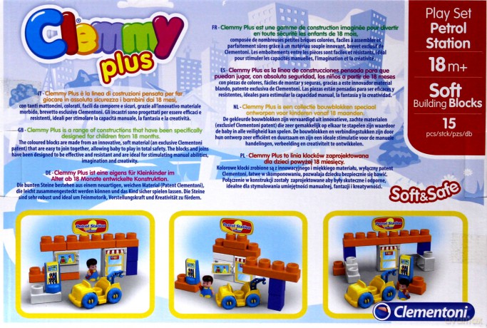 CLEMENTONI Clemmy Plus: Stacja Benzynowa