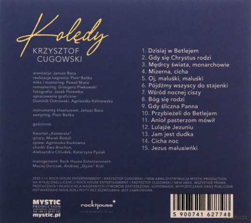 Krzysztof Cugowski: Kolędy (digipack) [CD]