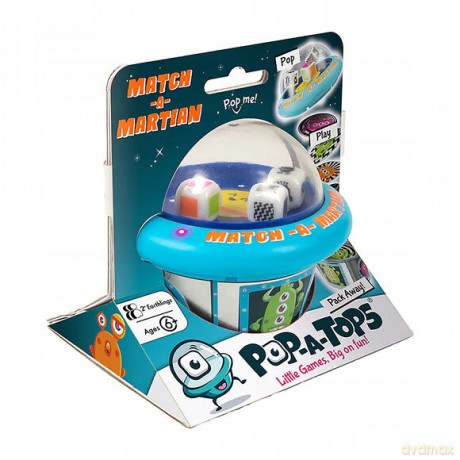 Gra planszowa Match a Martian Pop A Tops (niebieski) (6+)