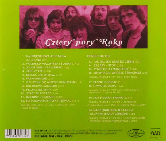 No To Co: Cztery Pory Roku [CD]
