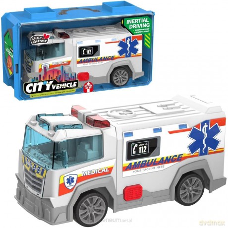 Ambulans ze światłem i dźwiękiem