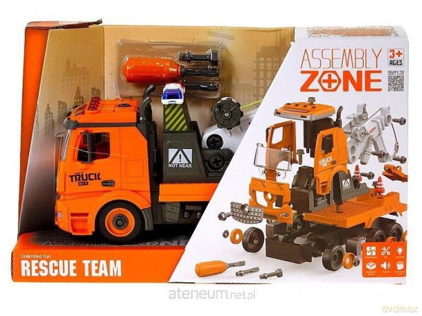 Auto z holownikiem do skręcania światło dżwięk
