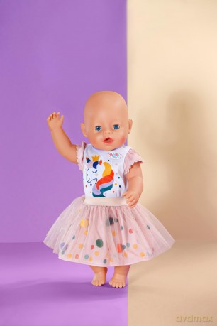 Baby born - Tutu Dress Unicorn 43cm