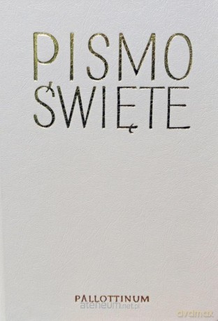 Biblia Pielgrzyma oprawa eko. biała paginatory [KSIĄŻKA]