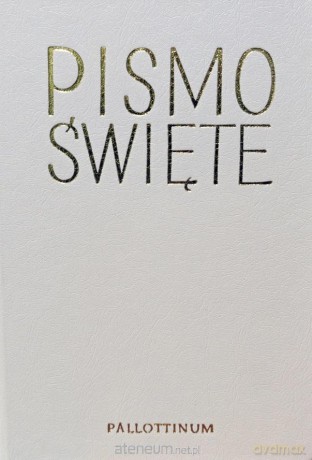 Biblia Pielgrzyma oprawa ekologiczna biała [KSIĄŻKA]