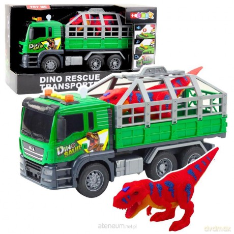 Ciezarówka do transportu dinozaurów z figurką