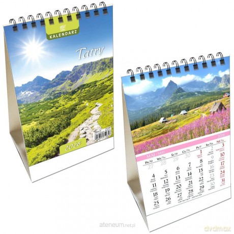 Kalendarz 2026 biurkowy pion Tatry [KALENDARZ]