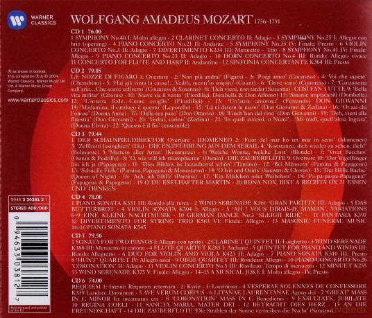 100 Best Mozart - TV Album [6CD]