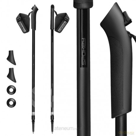 Kije Nordic Walking 105-135cm BL/BK [SPORT]