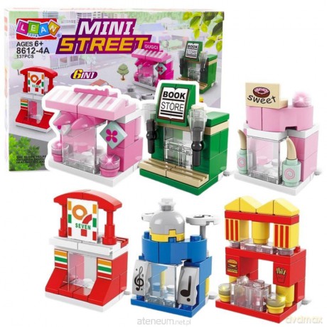 Klocki konstrukcyjne Mini Street 6w1 [KLOCKI]