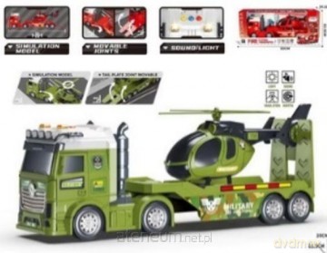 Laweta + helikopter Militarny 55x12x20cm