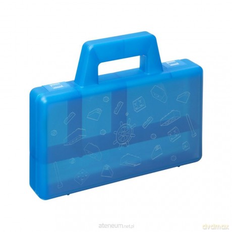 LEGO box do sortowania klocków mały niebieski