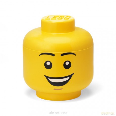 LEGO pojemnik główka large - happy boy