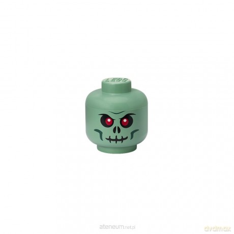 LEGO pojemnik główka mini - green skeleton