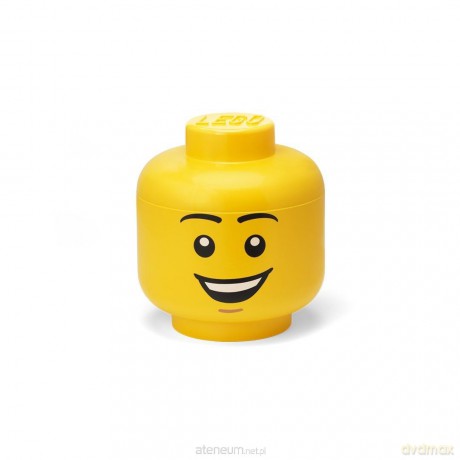 LEGO pojemnik główka small - happy boy