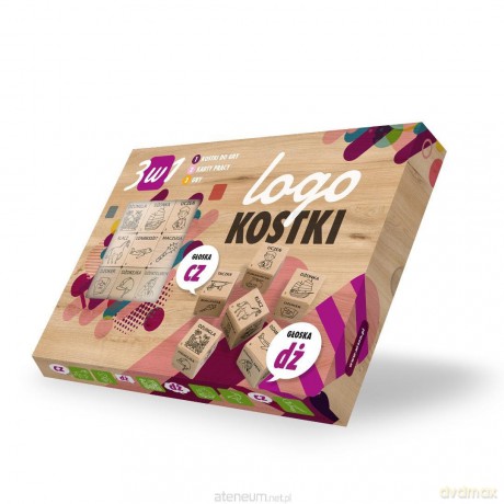 Logokostki - Głoska "CZ,DŻ" 3w1 - Magdalena Horwat, Elżbieta Okarma