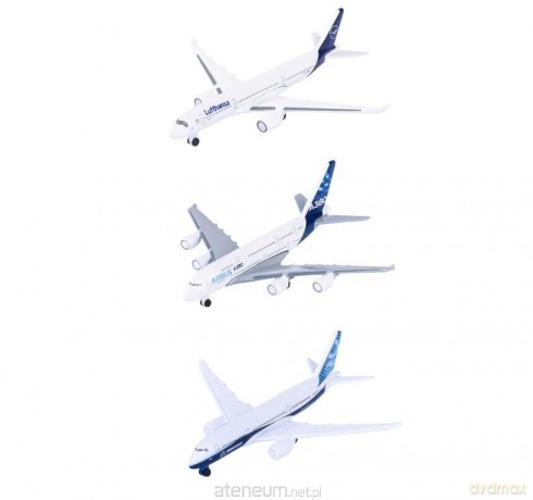 Majorette Samoloty pasażerskie MIX