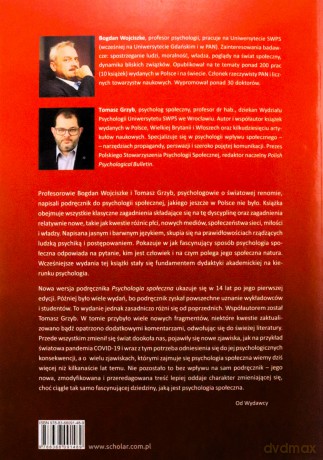Psychologia społeczna. Aneks z pytaniami... - Bogdan Wojciszke [KSIĄŻKA]