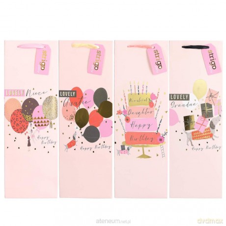 Torba prezentowa Party 12x36x9cm mix