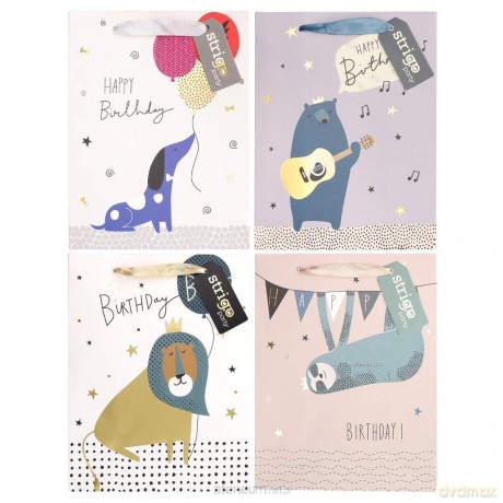 Torba prezentowa Party 18x23x10cm mix
