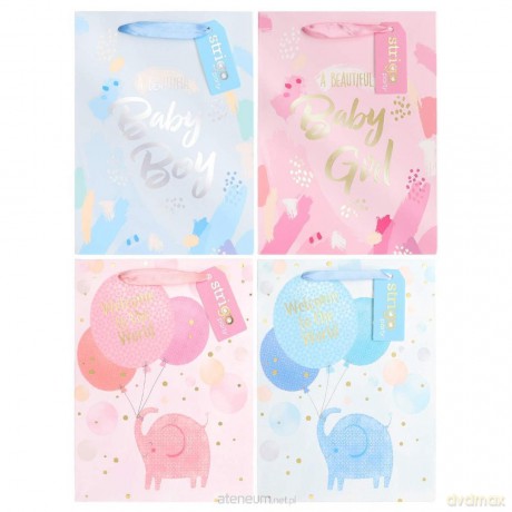 Torba prezentowa Party 18x23x10cm mix