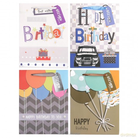 Torba prezentowa Party 18x23x10cm mix