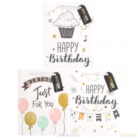 Torba prezentowa Party 18x23x10cm mix