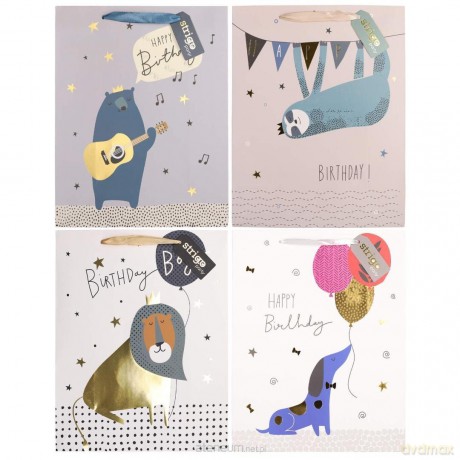 Torba prezentowa Party 26x12x32cm mix