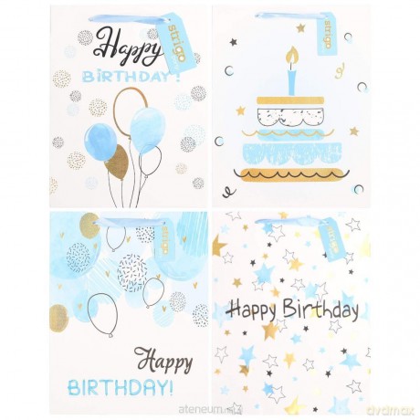 Torba prezentowa Party 26x12x32cm mix