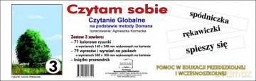 Czytam Sobie - Zestaw 3. Czytanie Globalne Na Podstawie Metody Domana. - Agnieszka Kornacka [KSIĄŻKA]