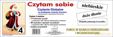 Czytam Sobie - Zestaw 4. Czytanie Globalne Na Podstawie Metody Domana - Agnieszka Kornacka [KSIĄŻKA]