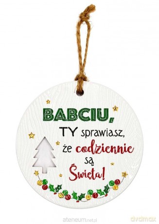 Zawieszka ceramiczna Boże Narodzenie