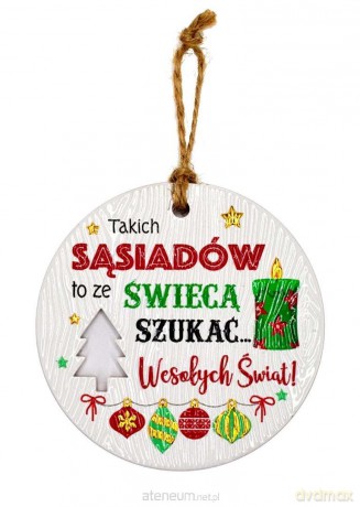 Zawieszka ceramiczna Boże Narodzenie