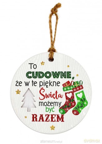 Zawieszka ceramiczna Boże Narodzenie